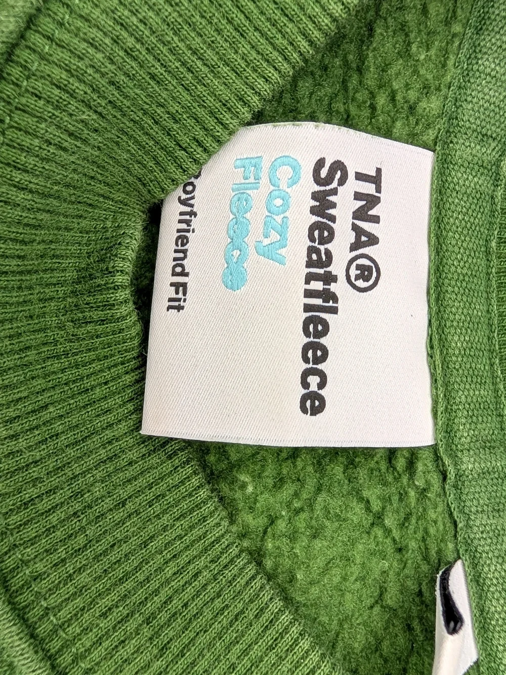 TNA Olive Green Crewneck Sweater